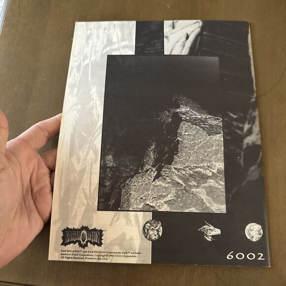 Parts Replacement Game Mastering Book Earthdawn Barsaive 1993 FASA - Picture 5 of 5